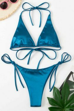 Y2K Aesthetic Coquette Style Cargo Skirt and Cute Tops Beach Suit Swimsuit
