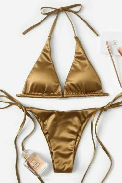 Y2K Aesthetic Coquette Style Cargo Skirt and Cute Tops Beach Suit Swimsuit