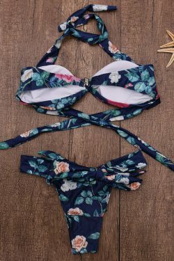 Y2K Aesthetic Coquette Style Cargo Skirt Bikini Set for Women