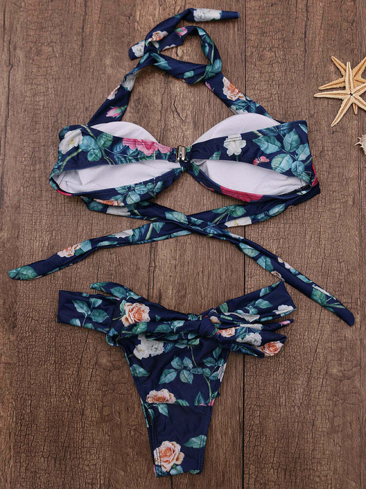 Y2K Aesthetic Coquette Style Cargo Skirt Bikini Set for Women Y2K Aesthetic Coquette Style Cargo Skirt Bikini Set for Women