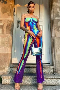 Y2K Aesthetic Coquette Style Cargo Skirt Jumpsuit for Women - Grunge Fashion with Pastel Goth Vibes