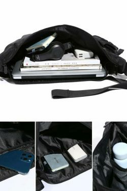 Y2K Aesthetic Coquette Style Cargo Skirt Messenger Bag for Women - Water-Resistant & Fashionable