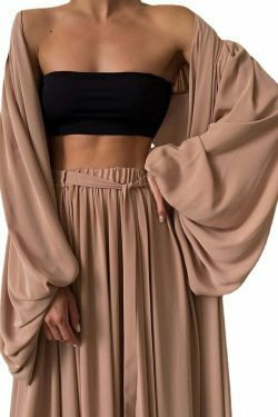 Y2K Aesthetic Coquette Style Cargo Skirt Set with Sexy 3-Piece Loose Suit