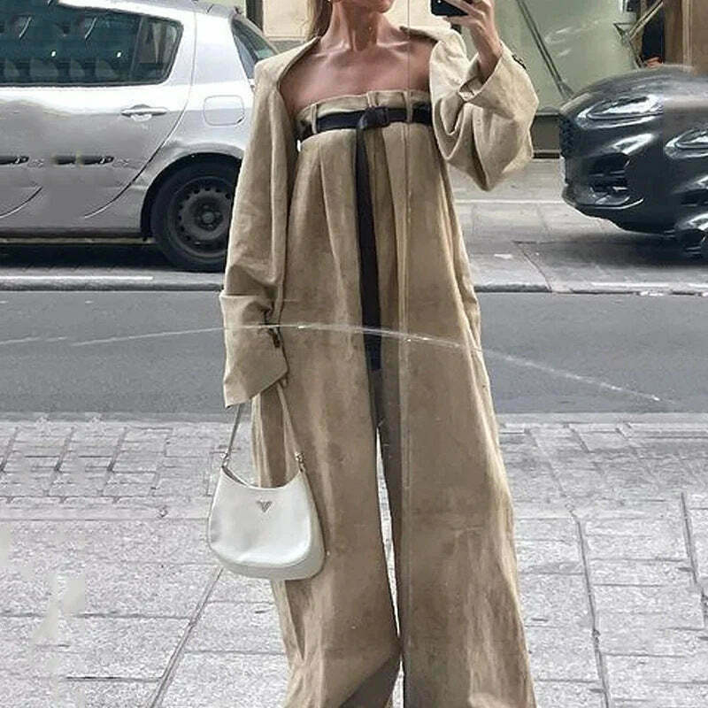 Y2K Aesthetic Coquette Style Cargo Skirt Set with Wide-Leg Jumpsuit Y2K Aesthetic Coquette Style Cargo Skirt Set with Wide-Leg Jumpsuit