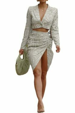 Y2K Aesthetic Coquette Style Cargo Skirt Suit with Grunge Vibes and Cute Tops