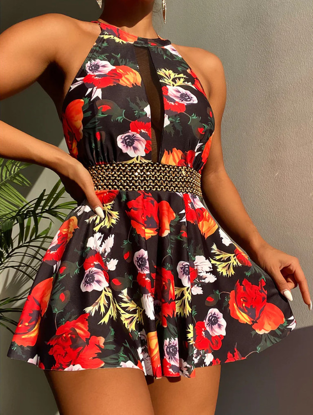 Y2K Aesthetic Coquette Style Cargo Skirt Swimsuit - Vintage-inspired Fashion for Women Y2K Aesthetic Coquette Style Cargo Skirt Swimsuit - Vintage-inspired Fashion for Women