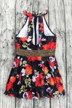 Y2K Aesthetic Coquette Style Cargo Skirt Swimsuit - Vintage-inspired Fashion for Women