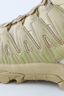 Y2K Aesthetic Coquette Style Cargo Skirt with ESDY Tactical Boots