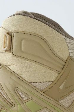 Y2K Aesthetic Coquette Style Cargo Skirt with ESDY Tactical Boots