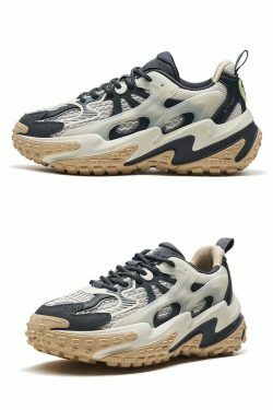 Y2K Aesthetic Coquette Style Cargo Skirt with Xtep Chinoiserie Sneakers