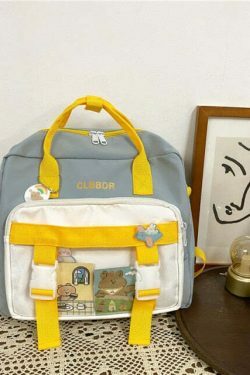 Y2K Aesthetic Coquette Style Cute Bear Backpack with Multi Pockets
