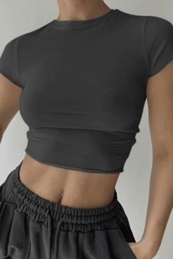 Y2K Aesthetic Coquette Style Cute Crop Top for Women - Grunge Fashion with Pastel Goth Vibes