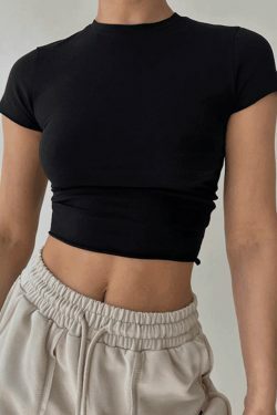 Y2K Aesthetic Coquette Style Cute Crop Top for Women - Grunge Fashion with Pastel Goth Vibes