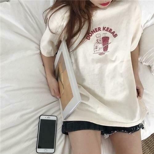 Y2K Aesthetic Coquette Style Doner Kebab Unisex T-Shirt Y2K Aesthetic Coquette Style Doner Kebab Unisex T-Shirt