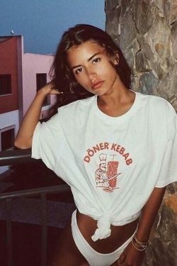 Y2K Aesthetic Coquette Style Doner Kebab Unisex T-Shirt