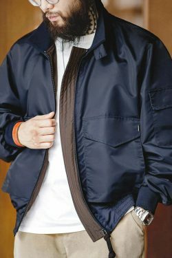 Y2K Aesthetic Coquette Style Flight Jacket for Women