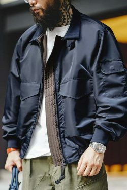 Y2K Aesthetic Coquette Style Flight Jacket for Women