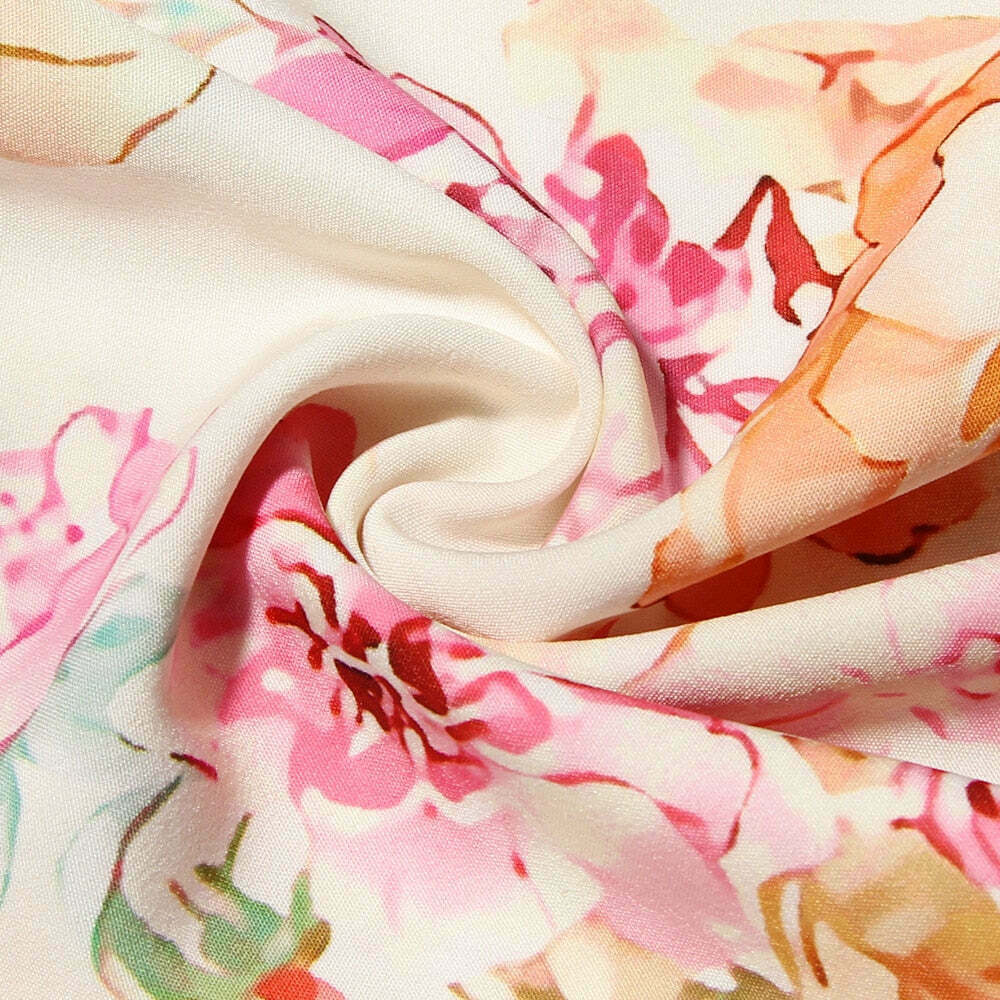 Y2K Aesthetic Coquette Style Floral Midi Dress for Women - Vintage Inspired Fashion Y2K Aesthetic Coquette Style Floral Midi Dress for Women - Vintage Inspired Fashion