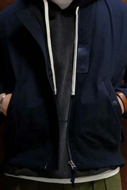 Y2K Aesthetic Coquette Style Grunge Fashion Cargo Skirt Hoodie - MA-1 Flight Jacket