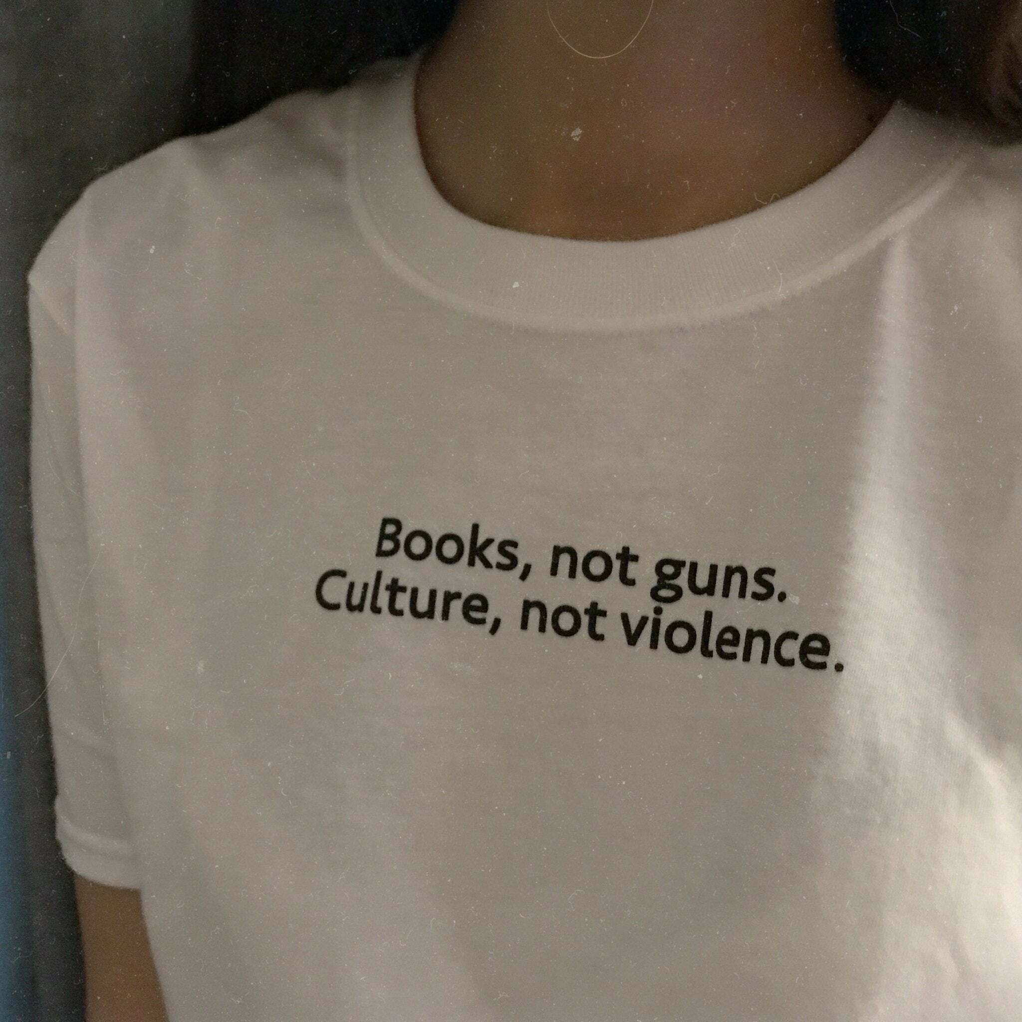 Y2K Aesthetic Coquette Style Grunge Fashion Hoodie - Books, Not Guns. Culture, Not Violence.