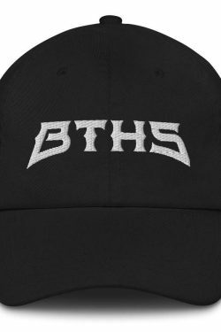 Y2K Aesthetic Coquette Style Grunge Hoodie with Cargo Skirt & Vintage Sweater - BTHS Logo Cap