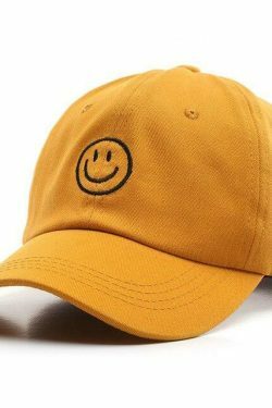 Y2K Aesthetic Coquette Style Grunge Outfits Cargo Skirt Dark Academia Fashion Fake Smile Dad Hat