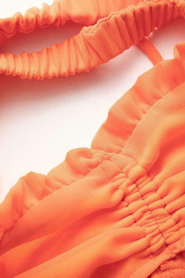 Y2K Aesthetic Coquette Style Halter Backless Wide Leg Jumpsuit Y2K Aesthetic Coquette Style Halter Backless Wide Leg Jumpsuit