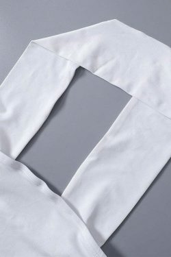 Y2K Aesthetic Coquette Style Halter Top - Grunge Fashion with a Touch of Pastel Goth