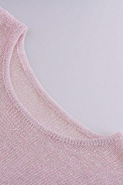 Y2K Aesthetic Coquette Style Metallic Tank Top - Grunge Fashion with Pastel Goth Vibe