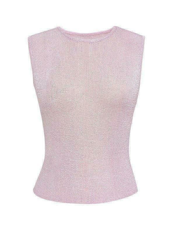Y2K Aesthetic Coquette Style Metallic Tank Top - Grunge Fashion with Pastel Goth Vibe Y2K Aesthetic Coquette Style Metallic Tank Top - Grunge Fashion with Pastel Goth Vibe