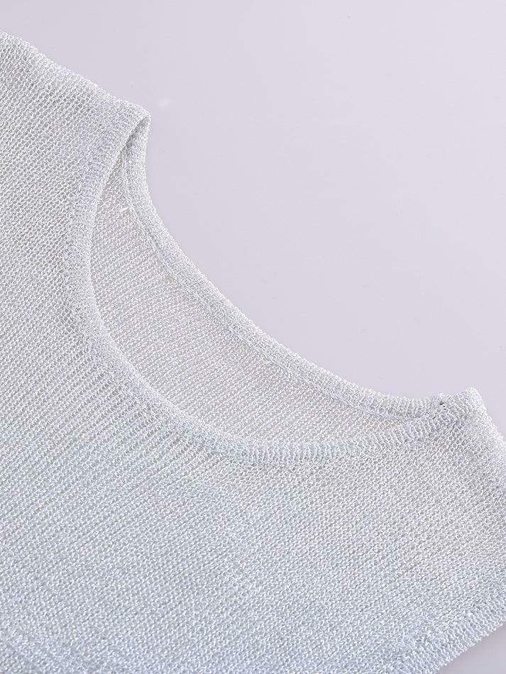 Y2K Aesthetic Coquette Style Metallic Tank Top - Grunge Fashion with Pastel Goth Vibe Y2K Aesthetic Coquette Style Metallic Tank Top - Grunge Fashion with Pastel Goth Vibe