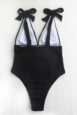 Y2K Aesthetic Coquette Style One-Piece Swimsuit for Women