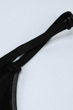 Y2K Aesthetic Coquette Style Plain Cami Bralette Crop Top for Women - Grunge Fashion