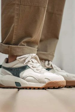 Y2K Aesthetic Coquette Style Retro Dad Sneakers for Niche Women Fashion