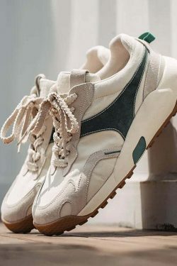 Y2K Aesthetic Coquette Style Retro Dad Sneakers for Niche Women Fashion
