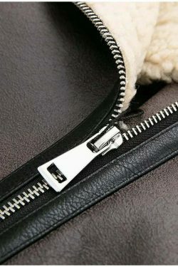 Y2K Aesthetic Coquette Style Reversible Jacket for Women - Grunge & Pastel Goth Fashion