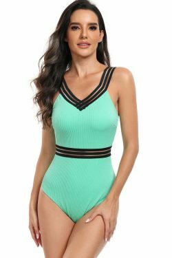 Y2K Aesthetic Coquette Style Sexy One-Piece Swimsuit