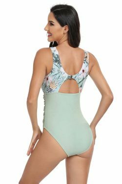 Y2K Aesthetic Coquette Style Sexy Women's Print One-Piece Bikini