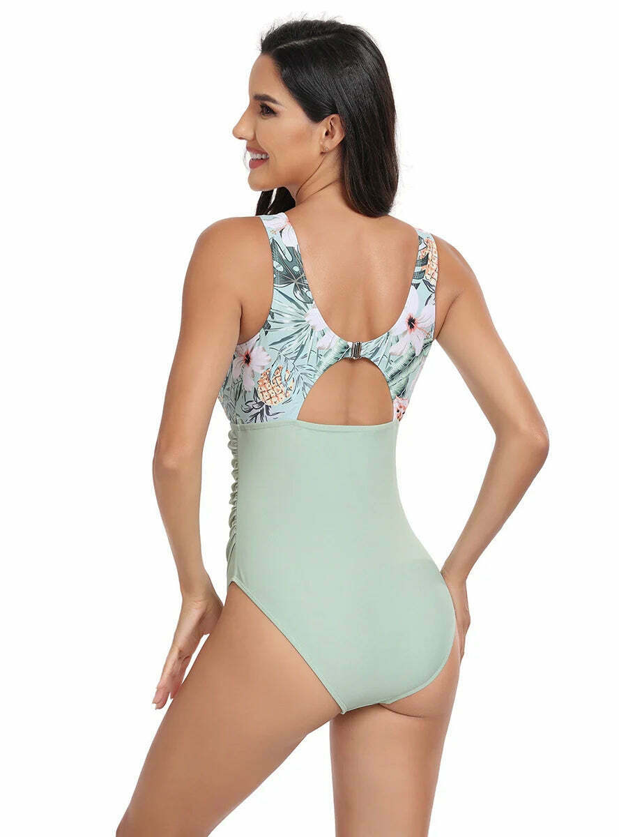 Y2K Aesthetic Coquette Style Sexy Women's Print One-Piece Bikini Y2K Aesthetic Coquette Style Sexy Women's Print One-Piece Bikini