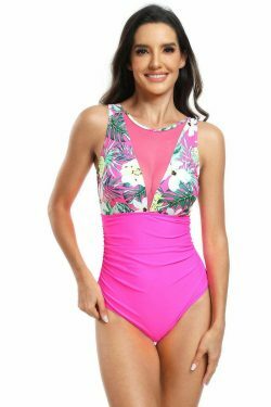 Y2K Aesthetic Coquette Style Sexy Women's Print One-Piece Bikini