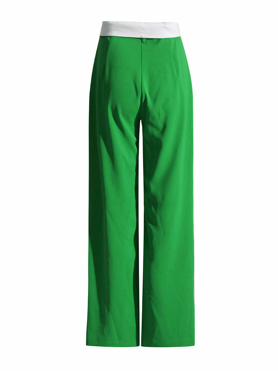 Y2K Aesthetic Coquette Style Short Jacket and Pants Suit for Women - Grunge Fashion Outfit