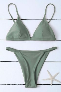 Y2K Aesthetic Coquette Style Spaghetti Strap Bikini Swimwear