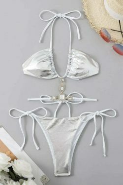 Y2K Aesthetic Coquette Style Swimsuit Bikini for Women
