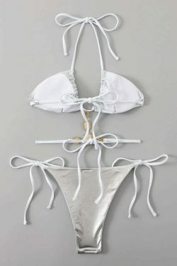 Y2K Aesthetic Coquette Style Swimsuit Bikini for Women