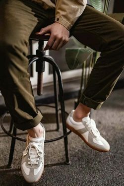 Y2K Aesthetic Coquette Style Vintage Military Sneaker