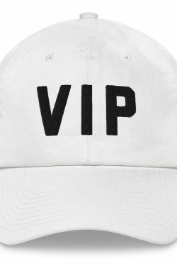 Y2K Aesthetic Coquette Style VIP Cap for Women - Grunge, Pastel Goth, and Old Money Fashion