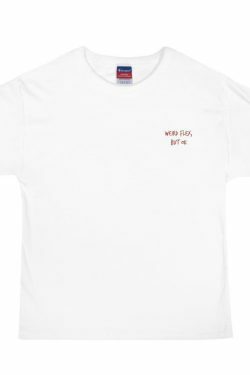 Y2K Aesthetic Coquette Style Weird Flex T-Shirt by AFFICIAL x CHAMPION