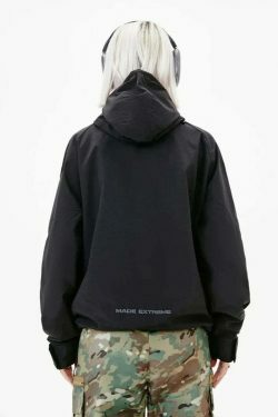 Y2K Aesthetic Coquette Style Windbreaker Jacket - Grunge, Pastel Goth, Old