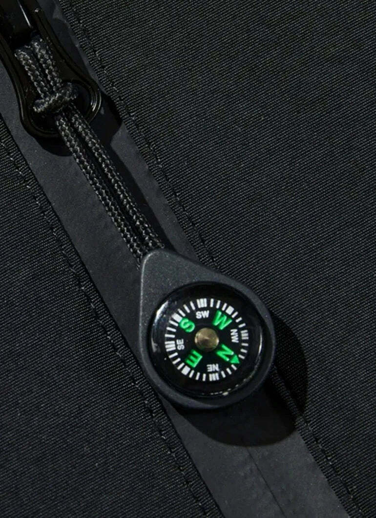 Y2K Aesthetic Coquette Style Windbreaker Jacket - Grunge, Pastel Goth, Old