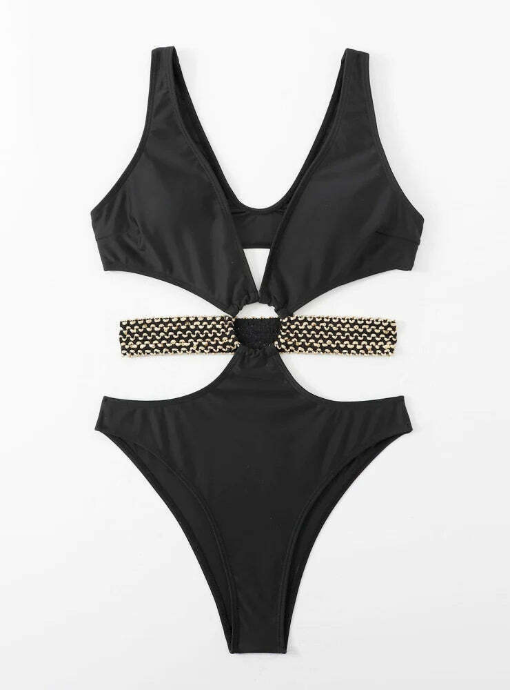 Y2K Aesthetic Coquette Style Women's Sexy One Piece Bikini Y2K Aesthetic Coquette Style Women's Sexy One Piece Bikini